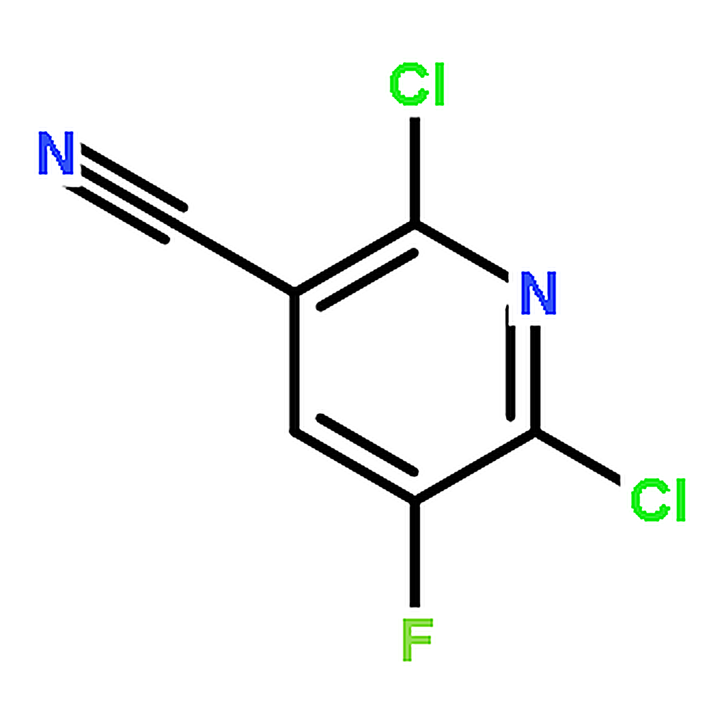 RHAWN 2,6-Dichloro-5-fluoro-3-pyridinecarbonitrile