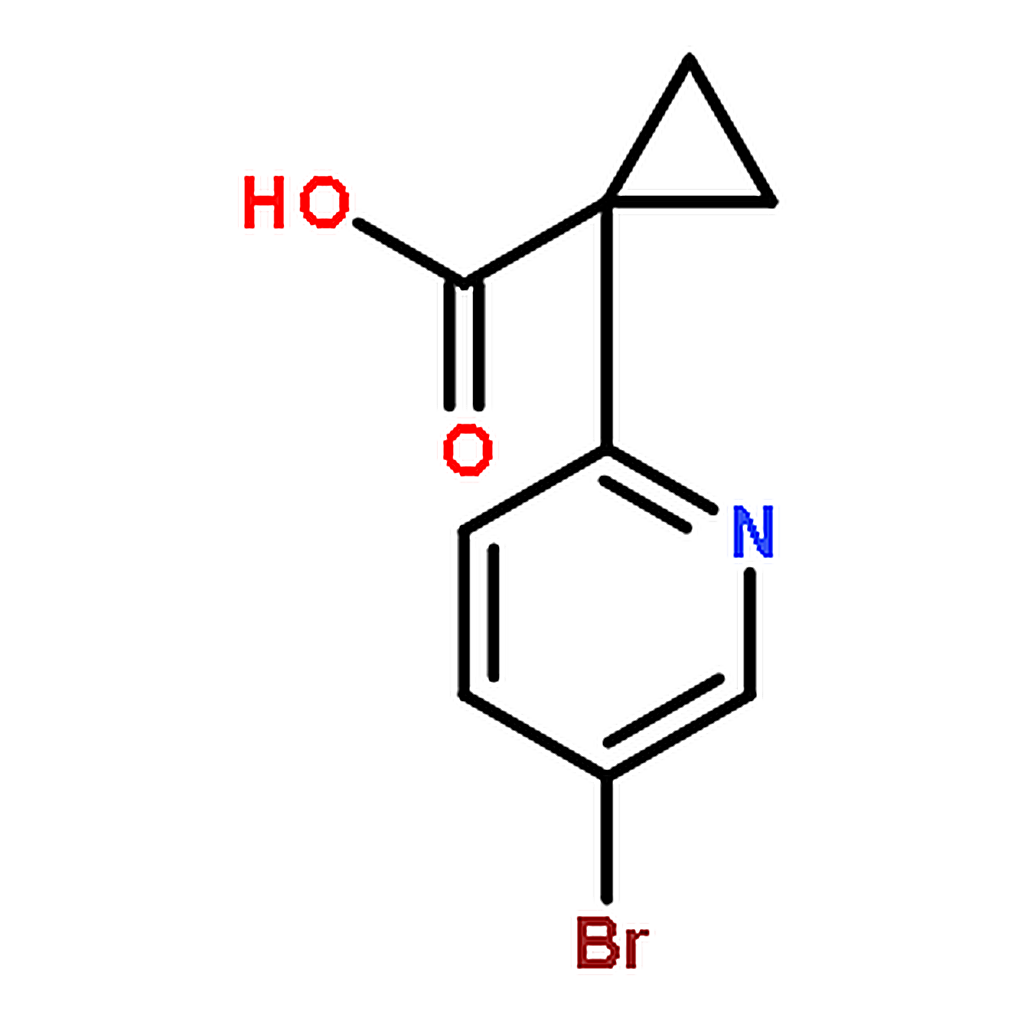 RHAWN 1-(5-Bromopyridin-2-yl)cyclopropanecarboxylic acid