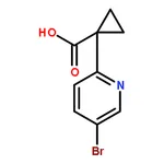 RHAWN 1-(5-Bromopyridin-2-yl)cyclopropanecarboxylic acid