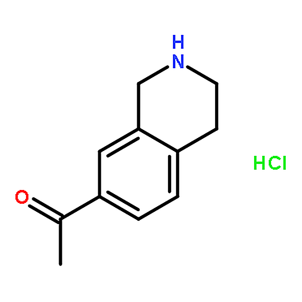 RHAWN 1-(1,2,3,4-Tetrahydroisoquinolin-7-yl)ethanone hydrochloride
