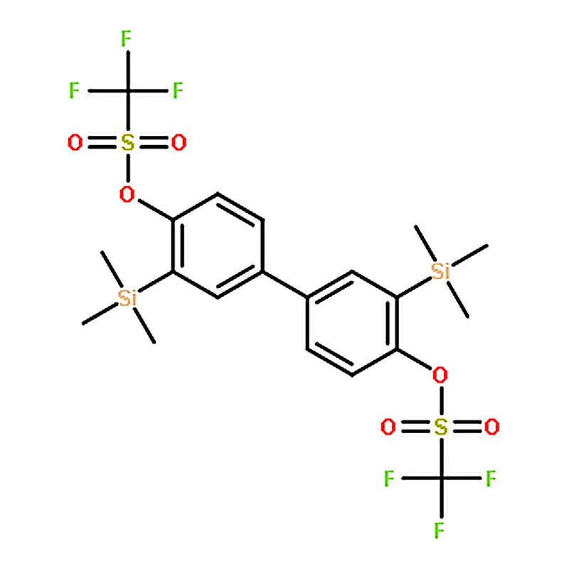 RHAWN 3,3'-Bis(trimethylsilyl)biphenyl-4,4'-diyl Bis(trifluoromethanesulfonate)