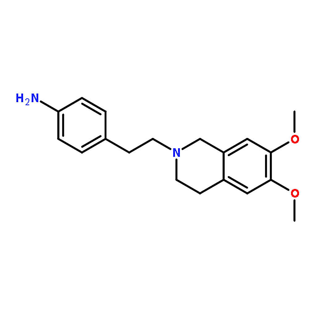 RHAWN 4-(2-(6，7-Dimethoxy-3，4-dihydroisoquinolin-2(1H)-yl)ethyl)aniline
