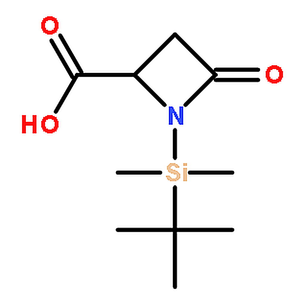 RHAWN (4S)-N-(TERT-BUTYLDIMETHYLSILYL)AZETIDIN-2-ONE-4-CARBOXYLIC ACID