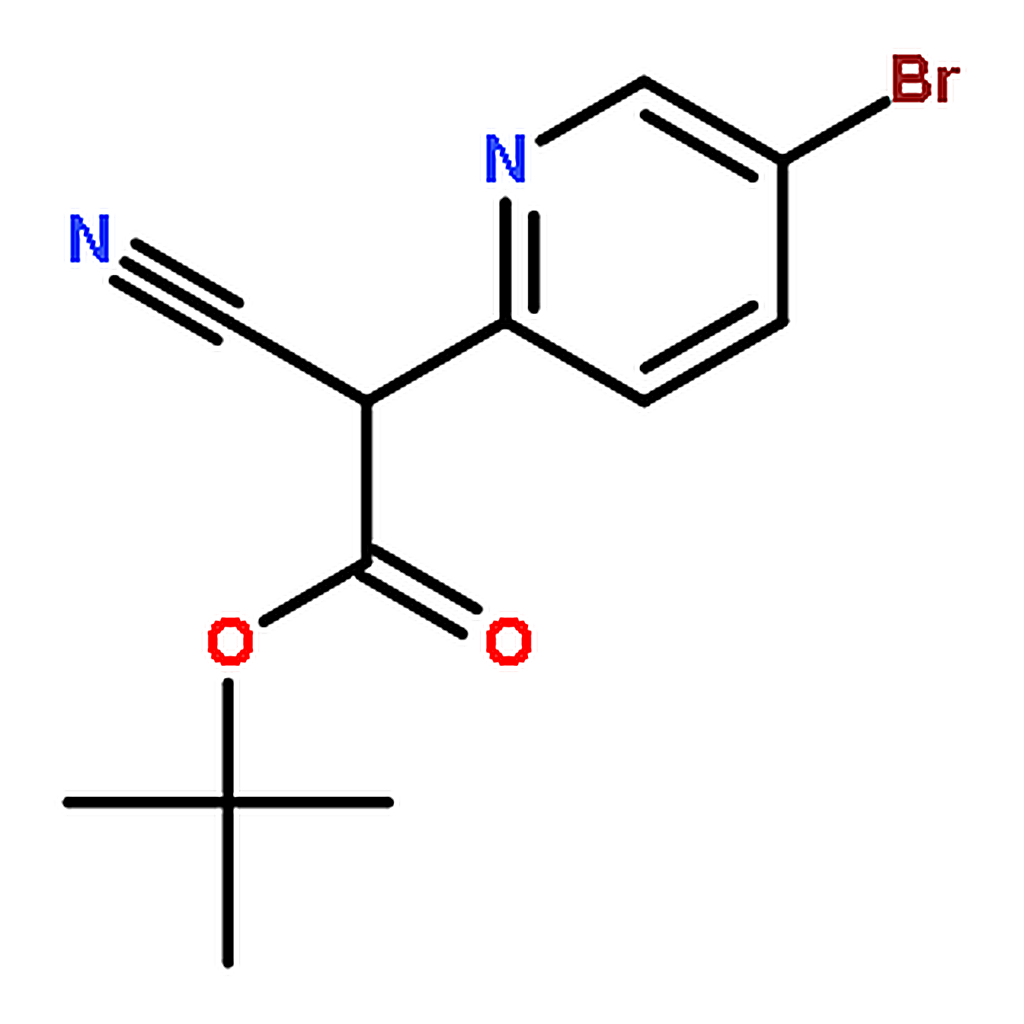 RHAWN tert-Butyl 2-(5-bromopyridin-2-yl)-2-cyanoacetate