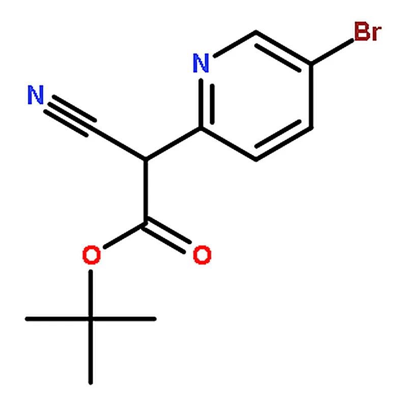 RHAWN tert-Butyl 2-(5-bromopyridin-2-yl)-2-cyanoacetate