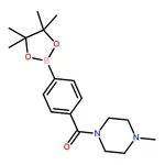 RHAWN (4-Methylpiperazin-1-yl)(4-(4,4,5,5-tetramethyl-1,3,2-dioxaborolan-2-yl)phenyl)methanone