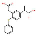 RHAWN 5-(1-Carboxyethyl)-2-(phenylthio)phenylacetic acid