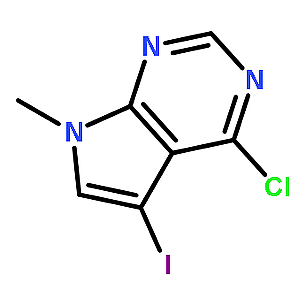 RHAWN 4-CHLORO-5-IODO-7-METHYL-7H-PYRROLO[2，3-D]PYRIMIDINE