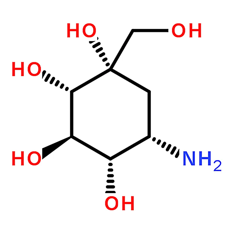 RHAWN (1S,2S,3R,4S,5S)-5-Amino-1-(hydroxymethyl)cyclohexane-1,2,3,4-tetraol