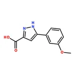 RHAWN 5-(3-Methoxyphenyl)-1H-pyrazole-3-carboxylic acid