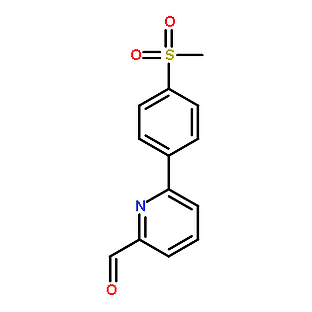 RHAWN 6-[4-(Methylsulfonyl)phenyl]-2-pyridinecarboxaldehyde
