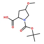 RHAWN (2S,4R)-1-(tert-Butoxycarbonyl)-4-methoxypyrrolidine-2-carboxylicacid