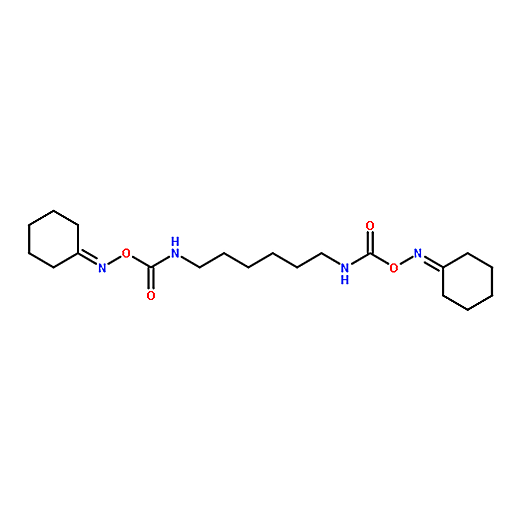 RHAWN Cyclohexanone O-((6-((((cyclohexylideneamino)oxy)carbonyl)amino)hexyl)carbamoyl) oxime