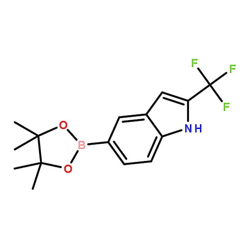 RHAWN 5-(4,4,5,5-Tetramethyl-1,3,2-dioxaborolan-2-yl)-2-(trifluoromethyl)-1H-indole