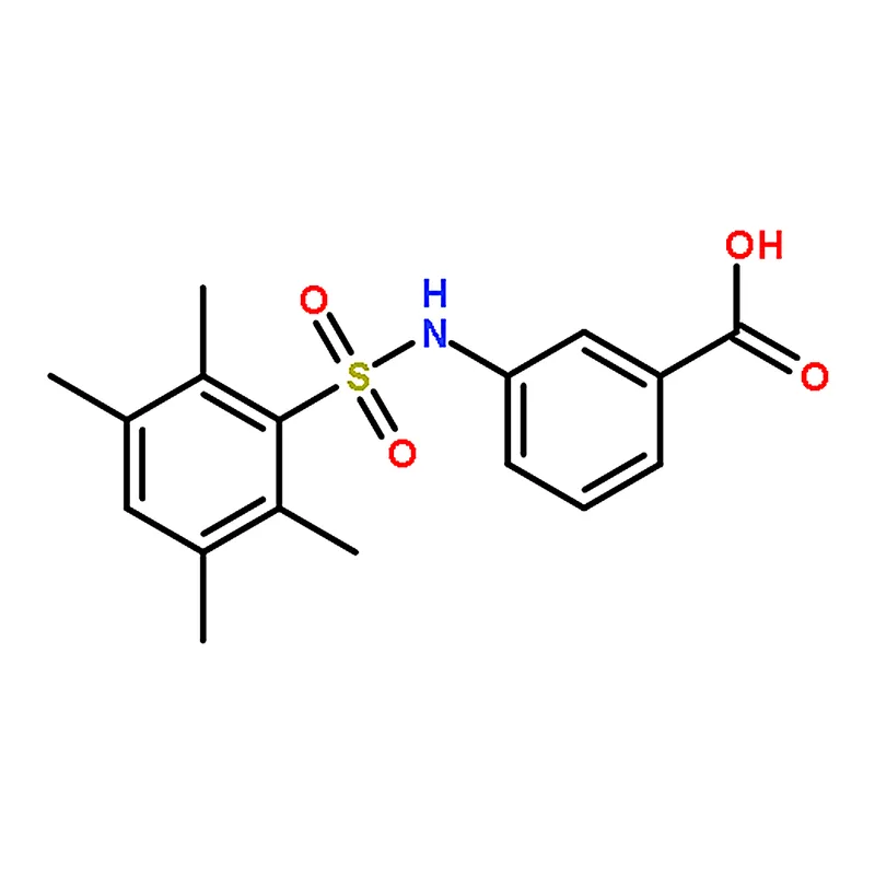 RHAWN 3-((2,3,5,6-Tetramethylphenyl)sulfonamido)benzoicacid