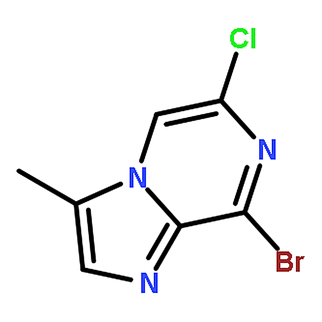 RHAWN 8-Bromo-6-chloro-3-methylimidazo[1,2-a]pyrazine