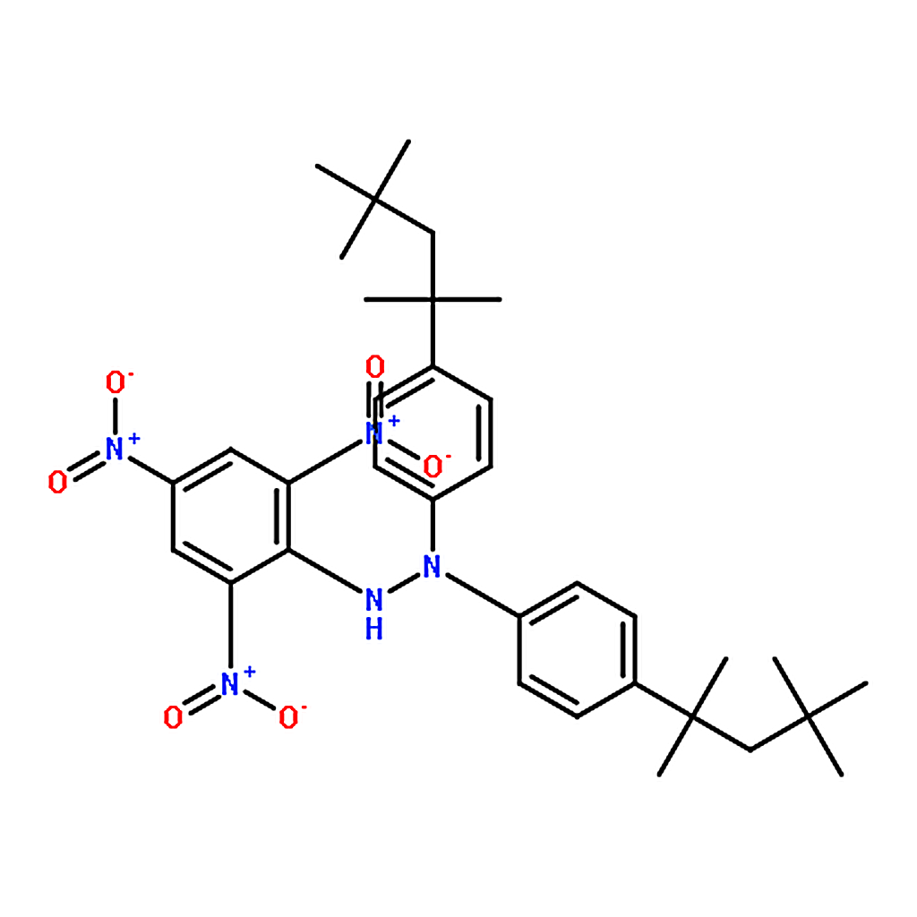RHAWN 2，2-Di(4-tert-octylphenyl)-1-picrylhydrazyl， free radical