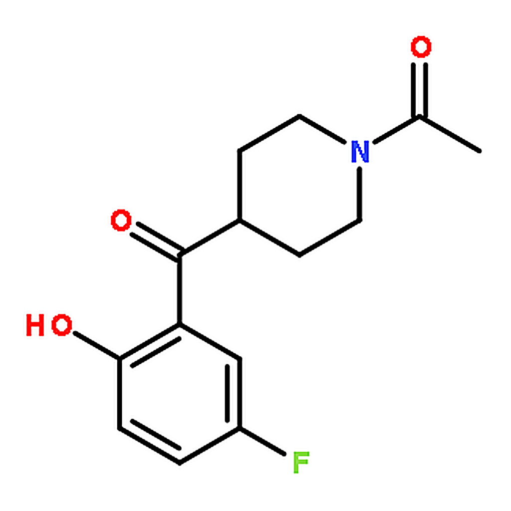 RHAWN 1-[4-(5-FLUORO-2-HYDROXYBENZOYL)-1-PIPERIDINYL]-ETHANONE