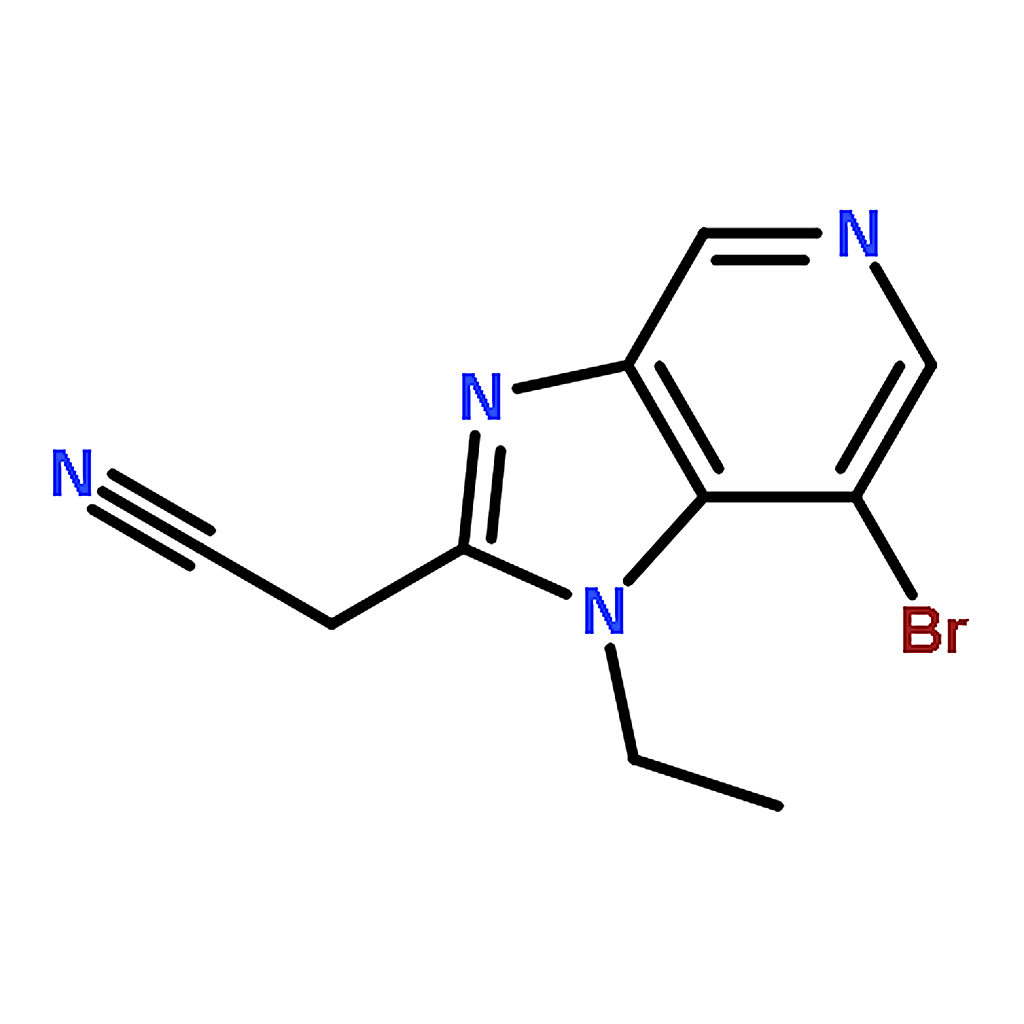 RHAWN 2-(7-Bromo-1-ethyl-1H-imidazo[4，5-c]pyridin-2-yl)acetonitrile