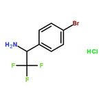 RHAWN 1-(4-Bromophenyl)-2,2,2-trifluoroethanamine;hydrochloride