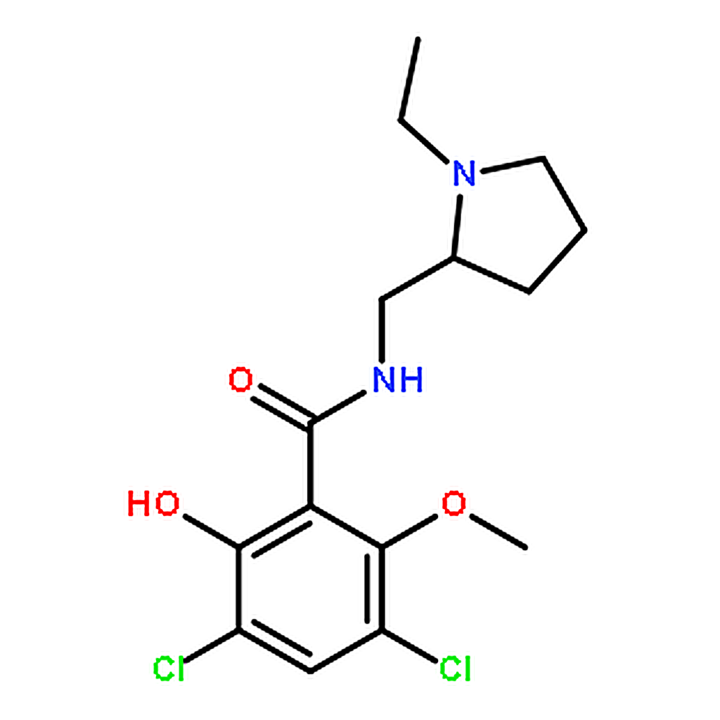 RHAWN (S)-3,5-Dichloro-N-((1-ethylpyrrolidin-2-yl)methyl)-2-hydroxy-6-methoxybenzamide