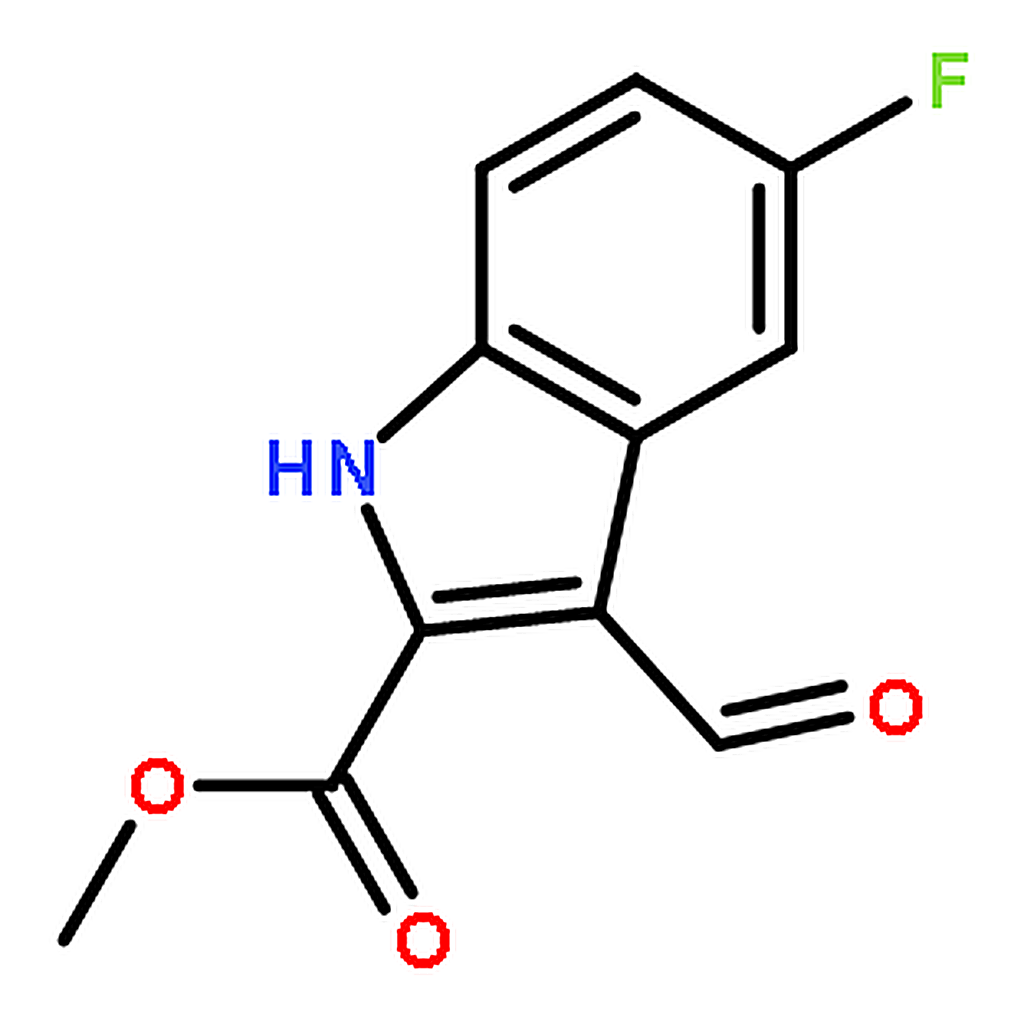 RHAWN Methyl 5-fluoro-3-formyl-1H-indole-2-carboxylate