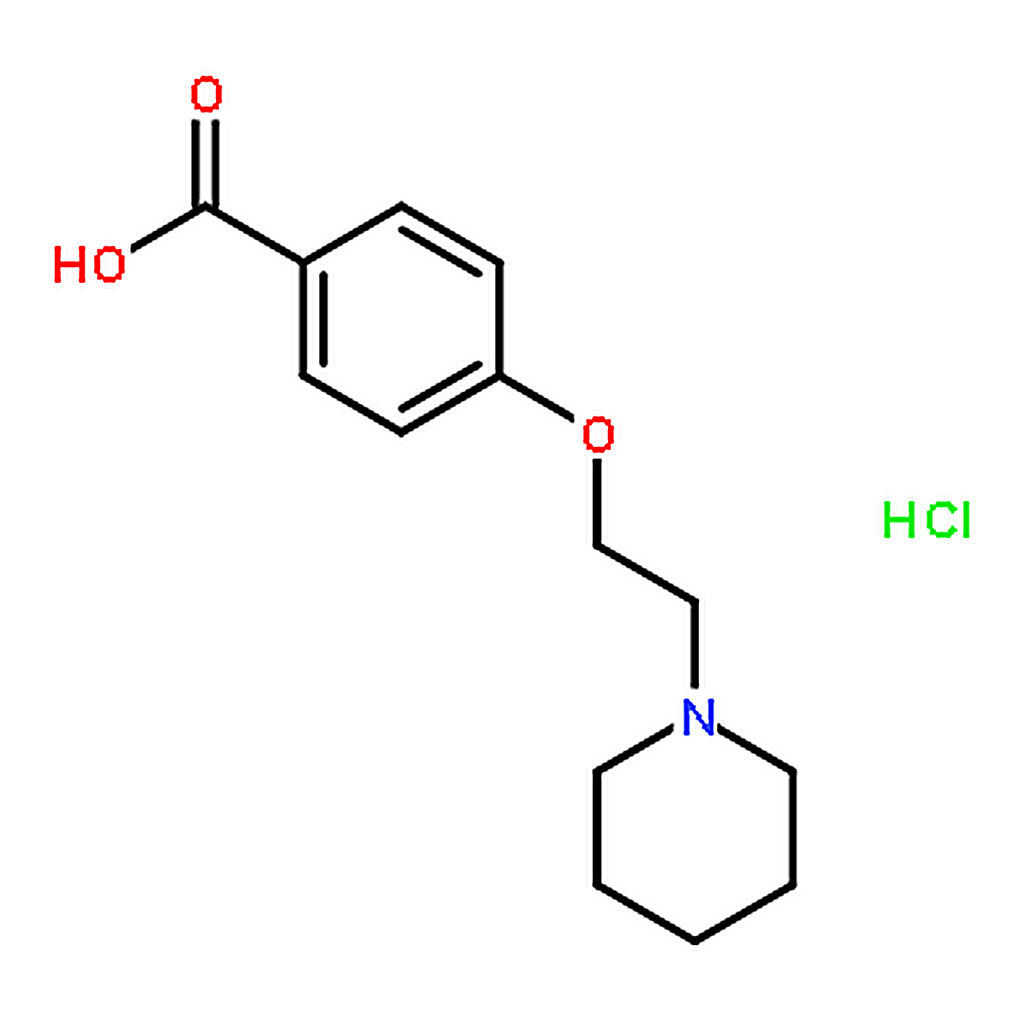 RHAWN 4-(2-PIPERIDIN-1-YL-ETHOXY)-BENZOIC ACID HYDROCHLORIDE