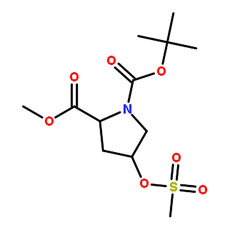 RHAWN (2S,4R)-1-tert-Butyl 2-methyl 4-((methylsulfonyl)oxy)pyrrolidine-1,2-dicarboxylate