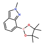 RHAWN 2-Methyl-7-(4,4,5,5-tetramethyl-1,3,2-dioxaborolan-2-yl)-2H-indazole