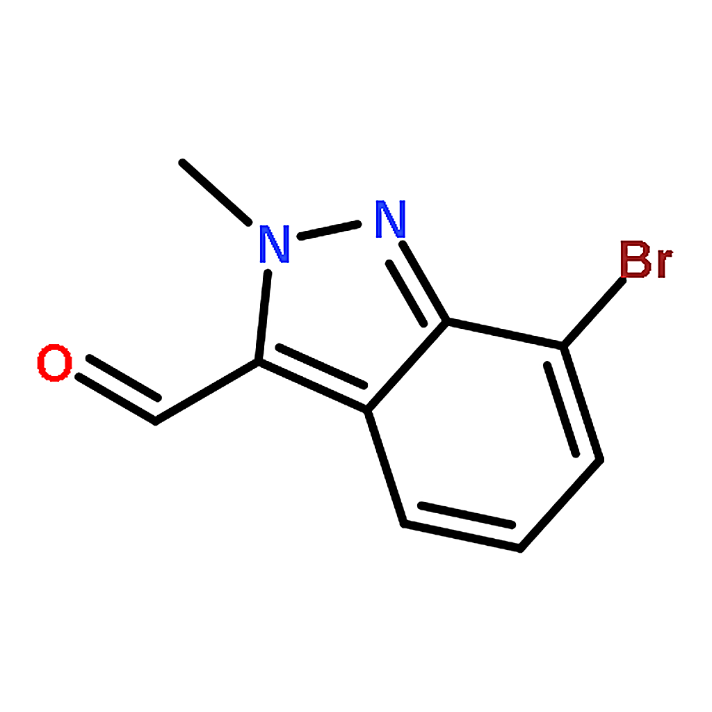 RHAWN 7-Bromo-2-methyl-2H-indazole-3-carbaldehyde