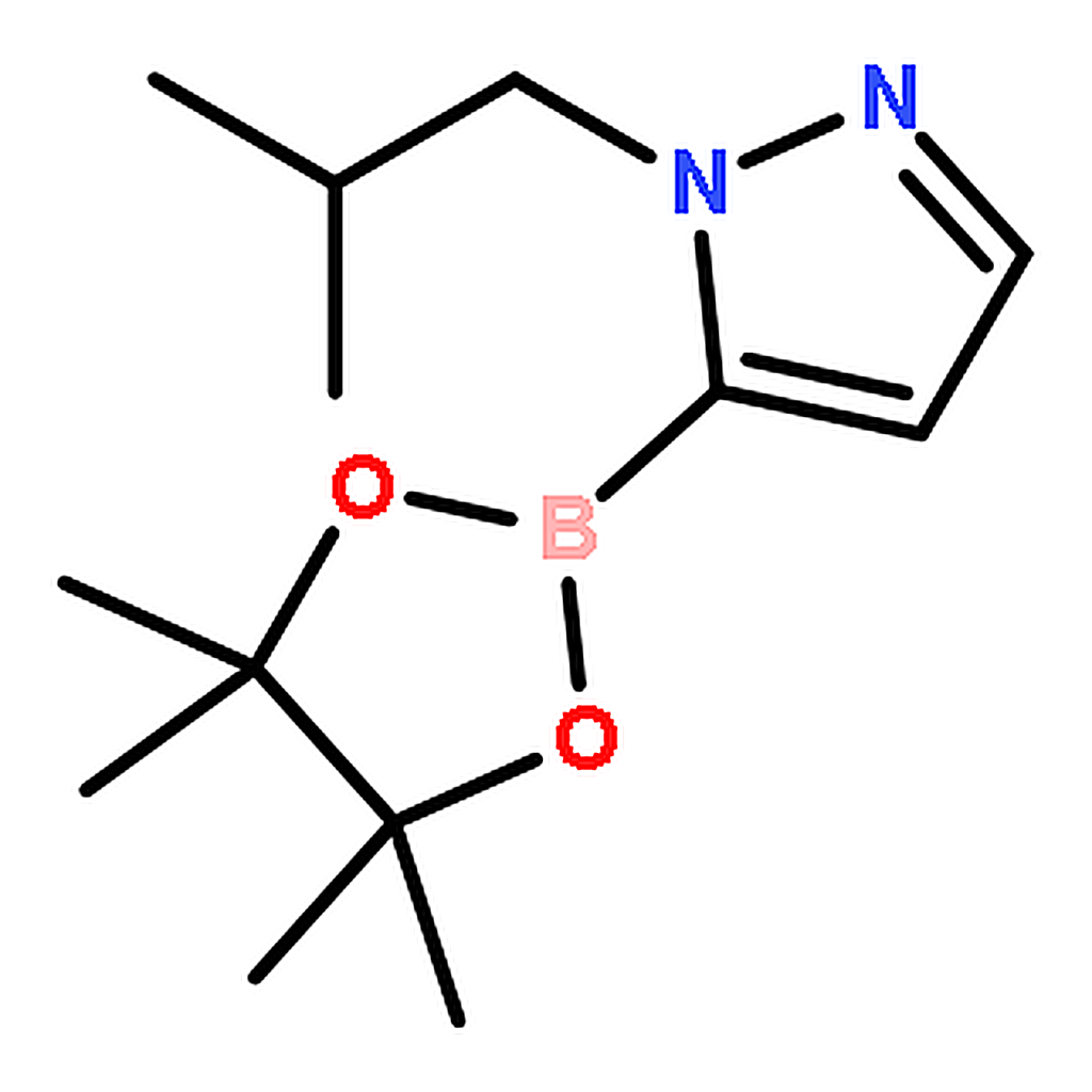 RHAWN 1-(2-Methylpropyl)-5-(4,4,5,5-tetramethyl-1,3,2-dioxaborolan-2-yl)-1H-pyrazole