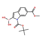 RHAWN (1-(tert-Butoxycarbonyl)-6-(methoxycarbonyl)-1H-indol-2-yl)boronic acid