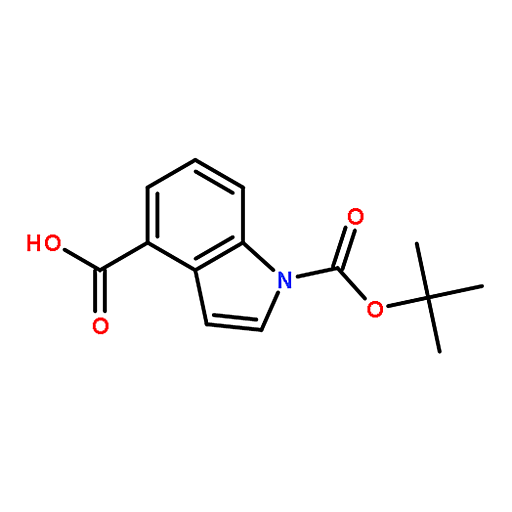 RHAWN 1-(tert-Butoxycarbonyl)-1H-indole-4-carboxylic acid