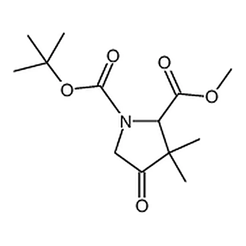 RHAWN 1-tert-Butyl 2-methyl 3,3-dimethyl-4-oxopyrrolidine-1,2-dicarboxylate