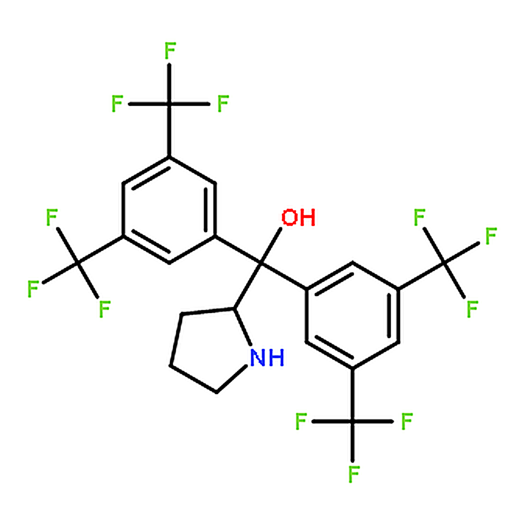 RHAWN (S)-，-Bis[3，5-bis(trifluoromethyl)phenyl]-2-pyrrolidinemethanol