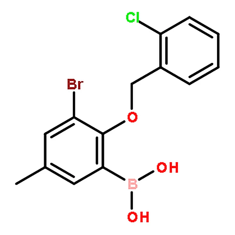 RHAWN (3-Bromo-2-((2-chlorobenzyl)oxy)-5-methylphenyl)boronic acid