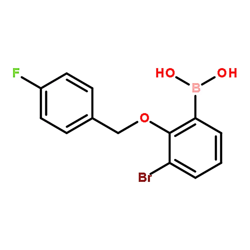 RHAWN 3-Bromo-2-(4▽-fluorobenzyloxy)phenylboronic acid