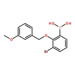 RHAWN (3-Bromo-2-((3-methoxybenzyl)oxy)phenyl)boronic acid