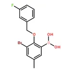 RHAWN (3-Bromo-2-((3-fluorobenzyl)oxy)-5-methylphenyl)boronic acid