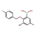 RHAWN (3-Bromo-2-((4-fluorobenzyl)oxy)-5-methylphenyl)boronic acid