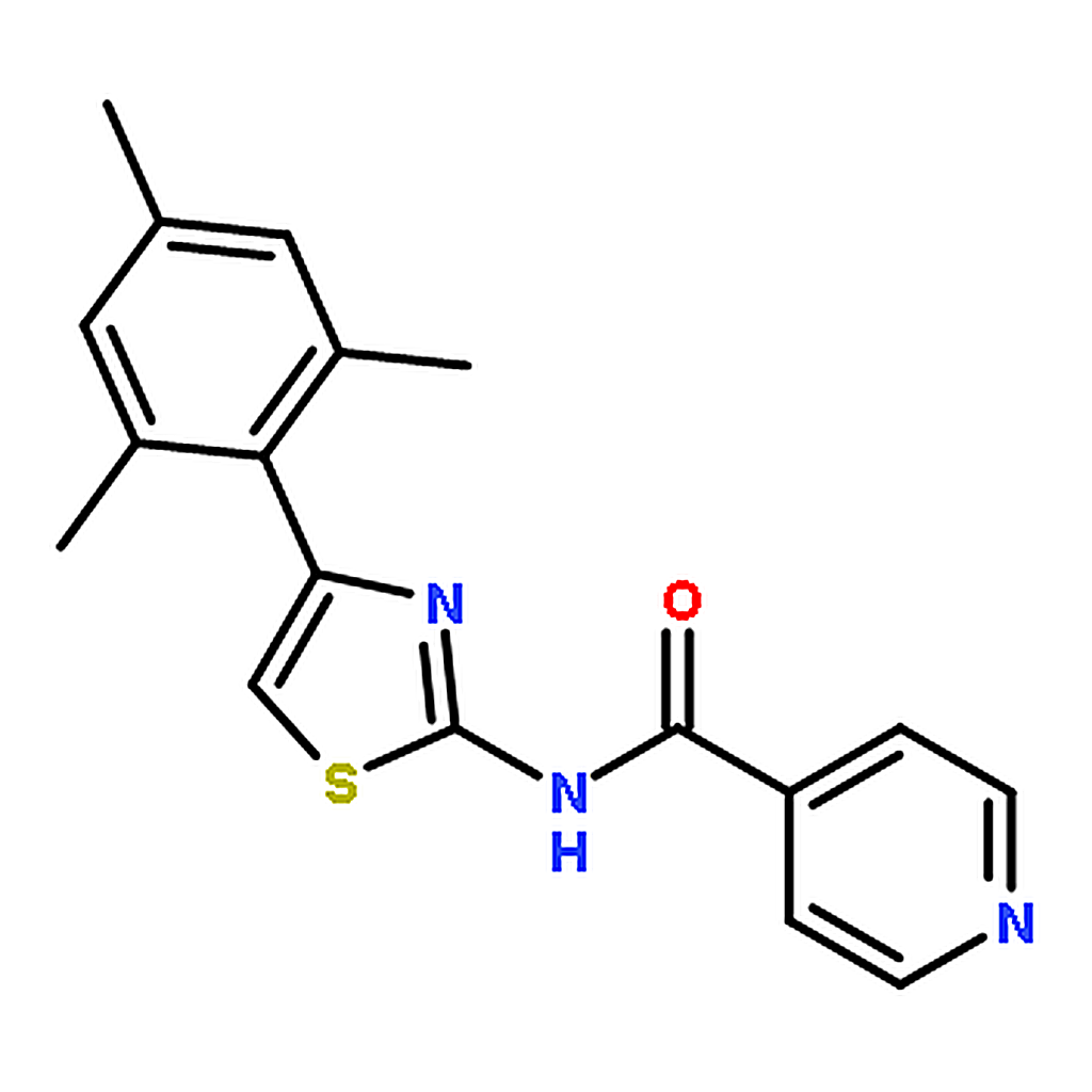 RHAWN N-[4-(2，4，6-Trimethylphenyl)-2-thiazolyl]-4-pyridinecarboxamide