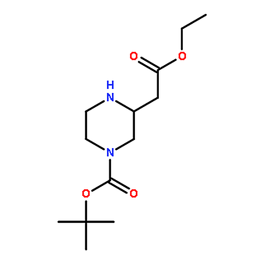 RHAWN tert-Butyl 3-(2-ethoxy-2-oxoethyl)piperazine-1-carboxylate