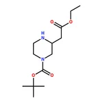 RHAWN tert-Butyl 3-(2-ethoxy-2-oxoethyl)piperazine-1-carboxylate