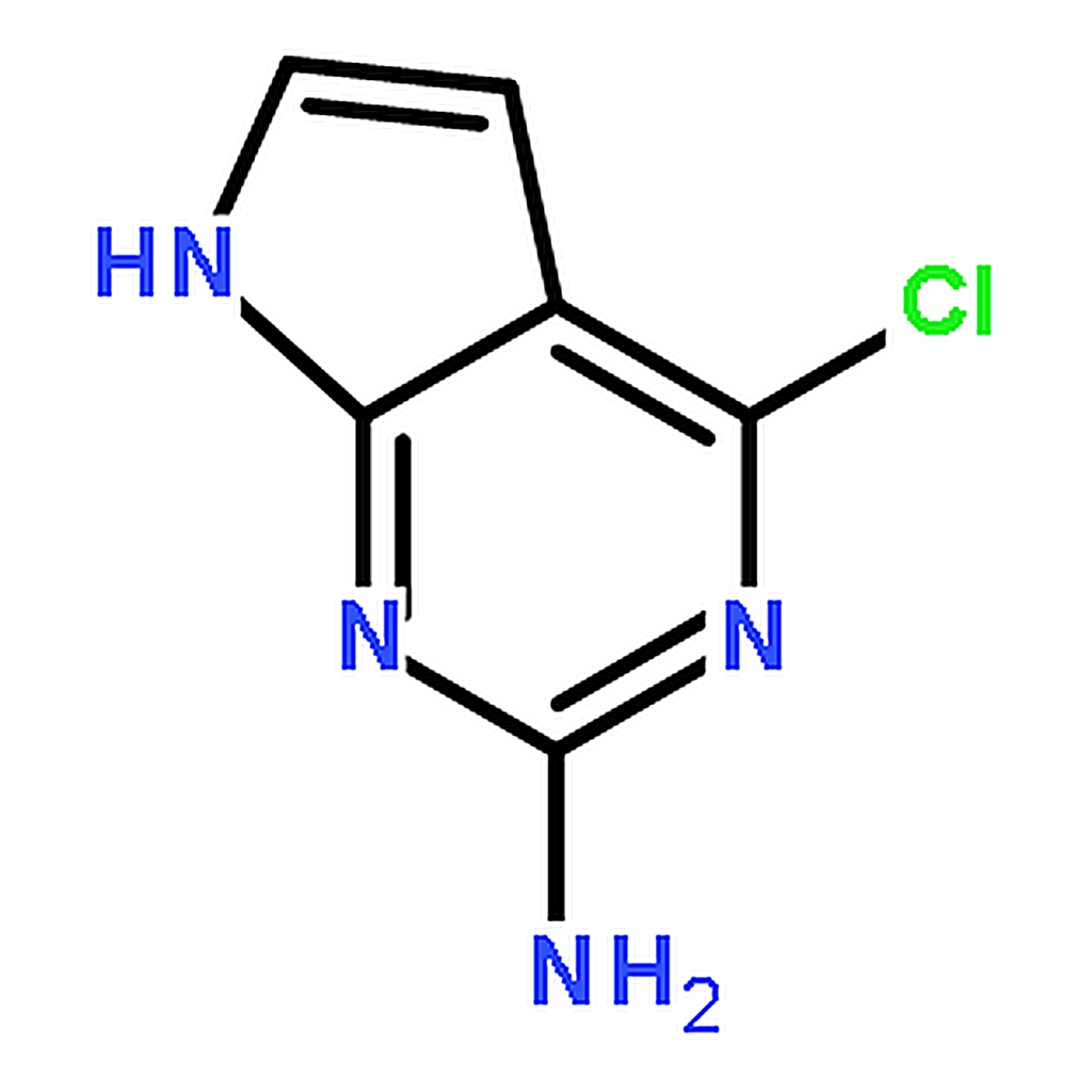 RHAWN 2-Amino-4-chloropyrrolo[2,3-d]pyrimidine