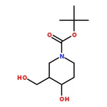 RHAWN tert-Butyl 4-hydroxy-3-(hydroxymethyl)piperidine-1-carboxylate