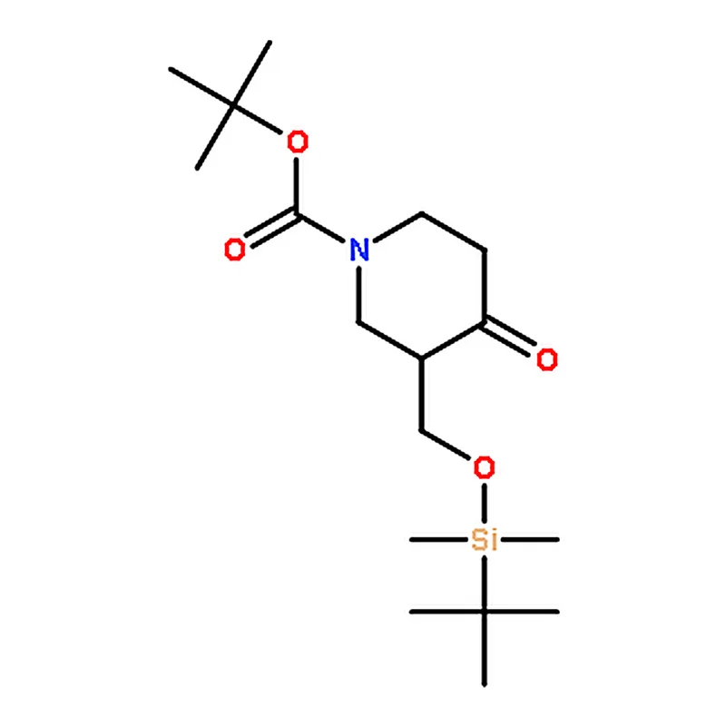 RHAWN tert-Butyl 3-(((tert-butyldimethylsilyl)oxy)methyl)-4-oxopiperidine-1-carboxylate