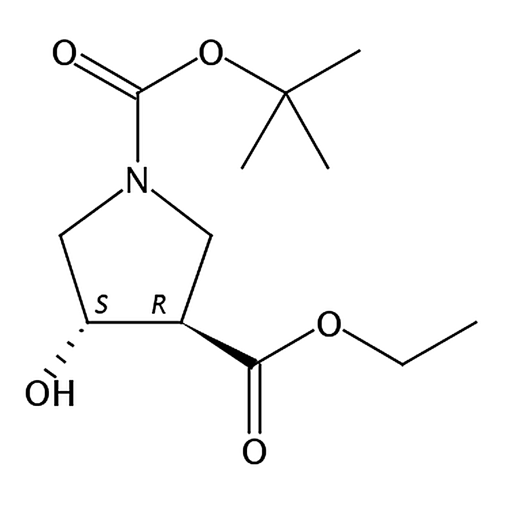 RHAWN trans-1-tert-Butyl 3-ethyl 4-hydroxypyrrolidine-1,3-dicarboxylate