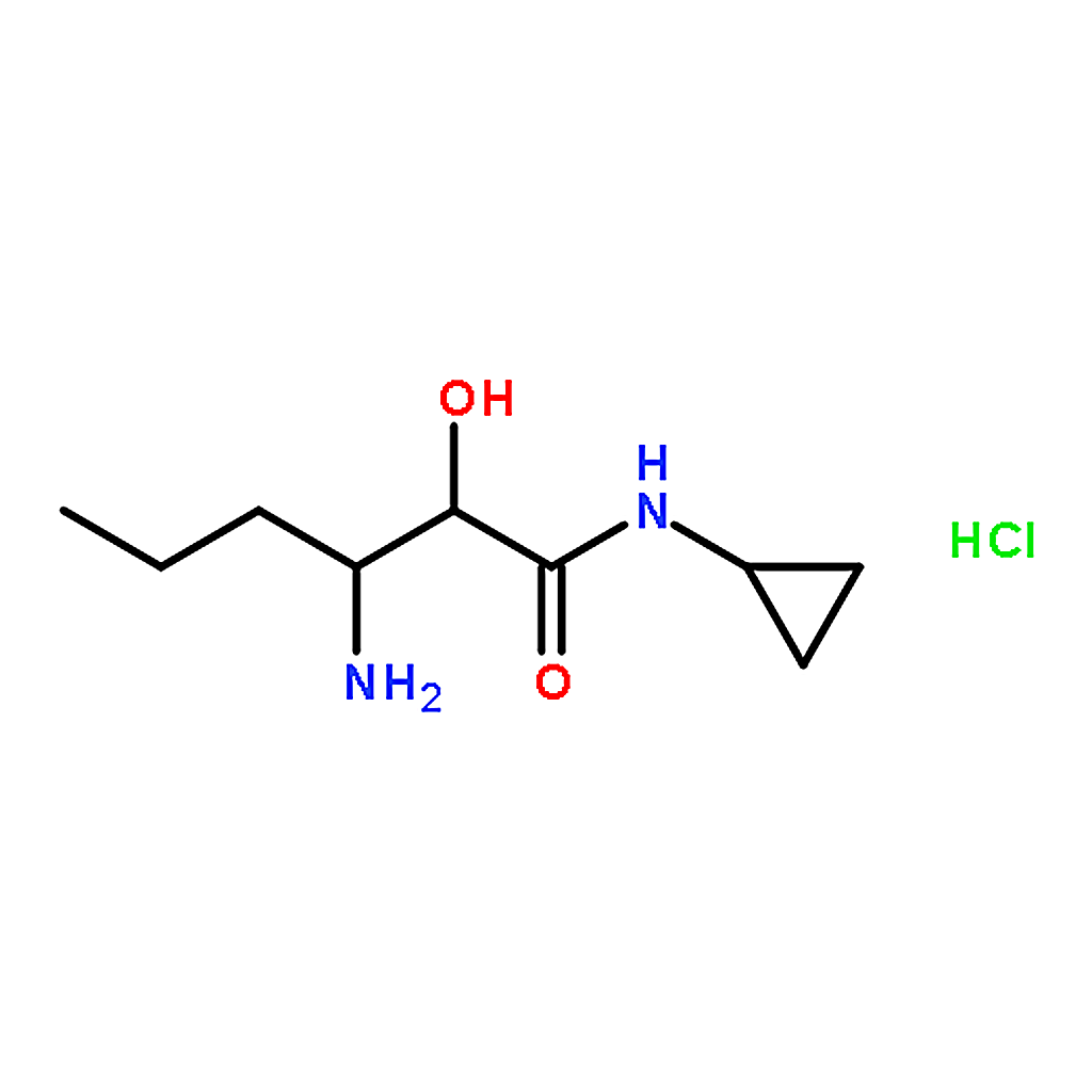 RHAWN (3S)-3-Amino-N-cyclopropyl-2-hydroxyhexanamide hydrochloride