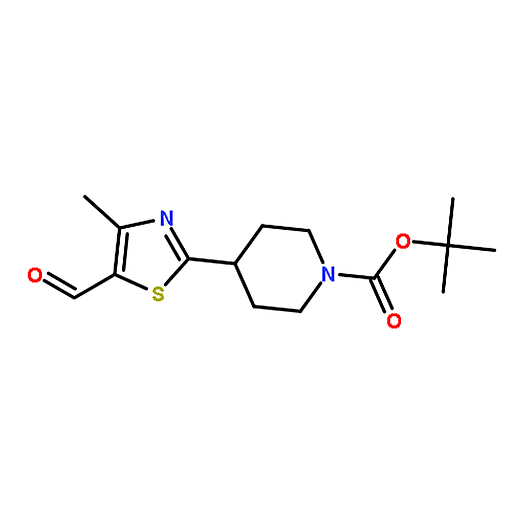 RHAWN 1-Boc-4-(5-formyl-4-methylthiazol-2-yl)piperidine