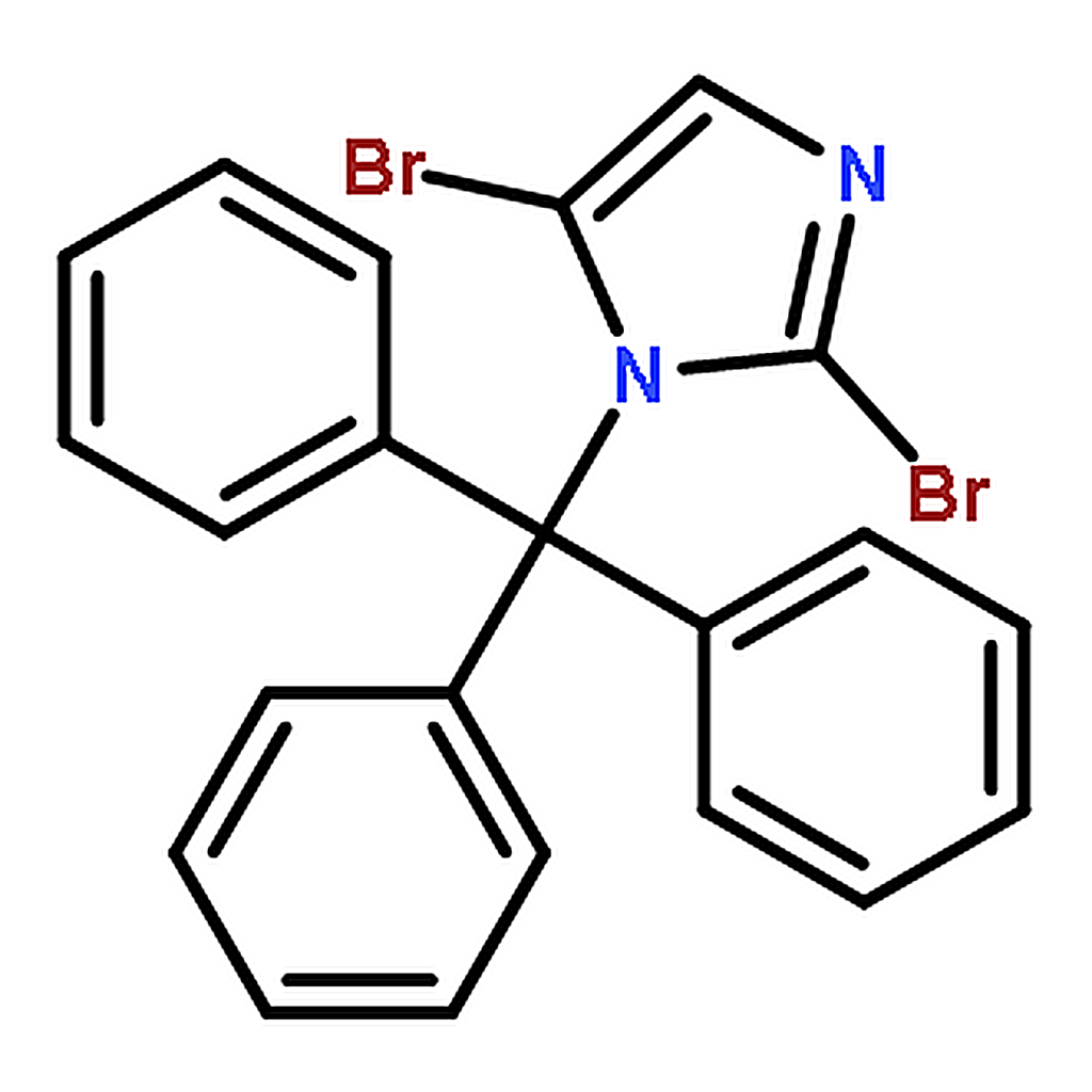 RHAWN 2，5-DIBROMO-1-TRITYLIMIDAZOLE